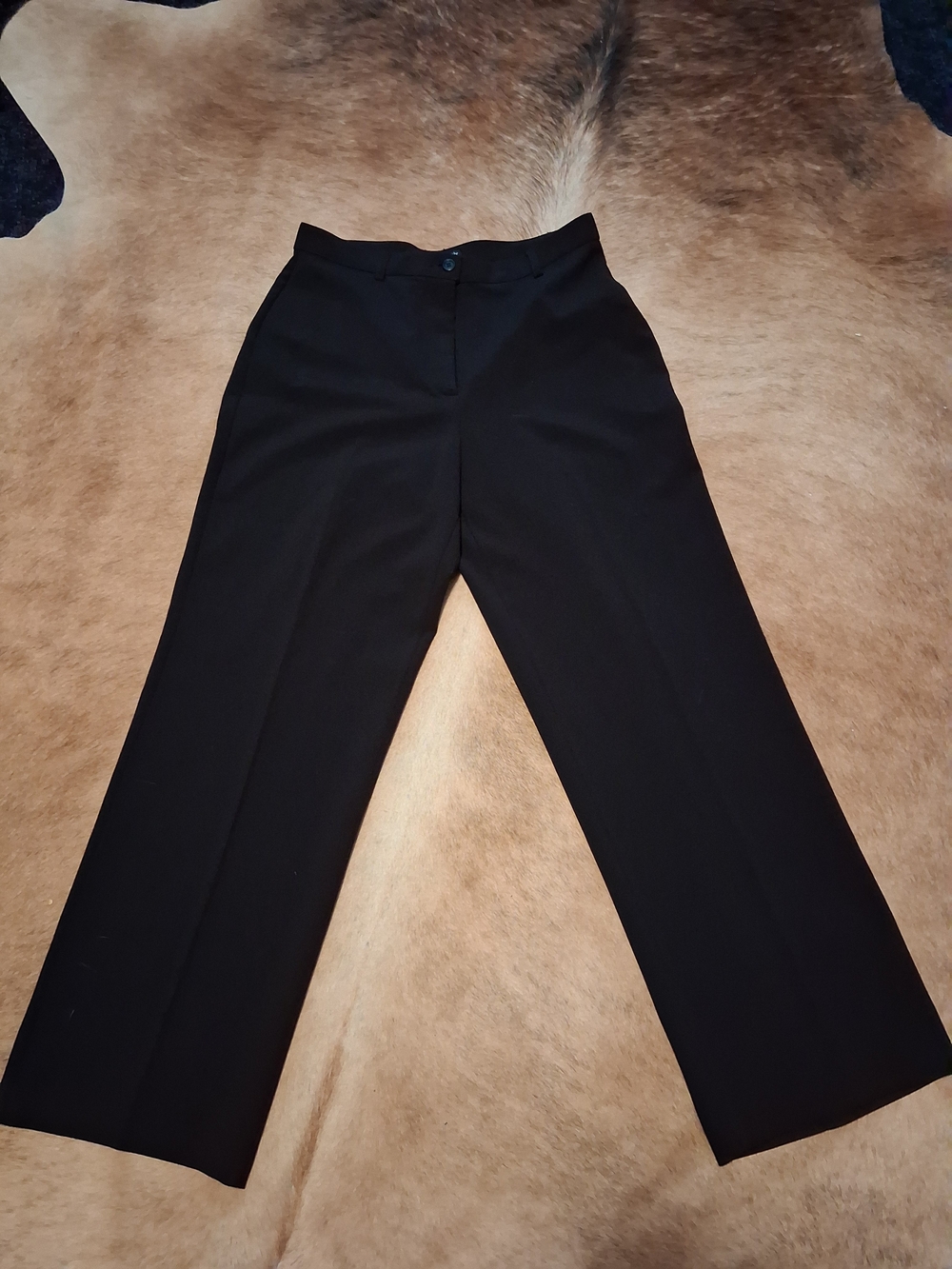 East 5th Black Wide Leg Dress Pants